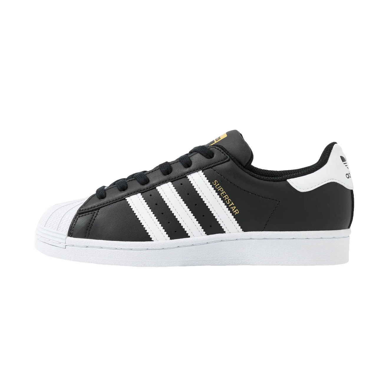 ADIDAS SNEAKERS SUPERSTAR Man Black White gold metallic Mascheroni Store