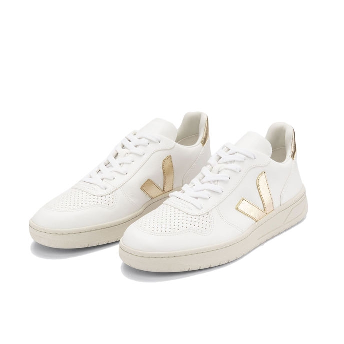 SNEAKERS V-10 Donna Extra white platine