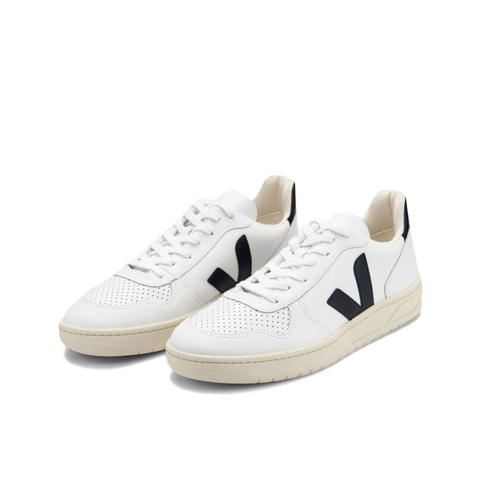 SNEAKERS V-10 Woman White Black