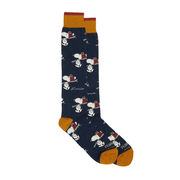 SNOOPY SKI ALL OVER SOCKS Unisex Blue SNOOPY SKI ALL OVER SOCKS Unisex Blue