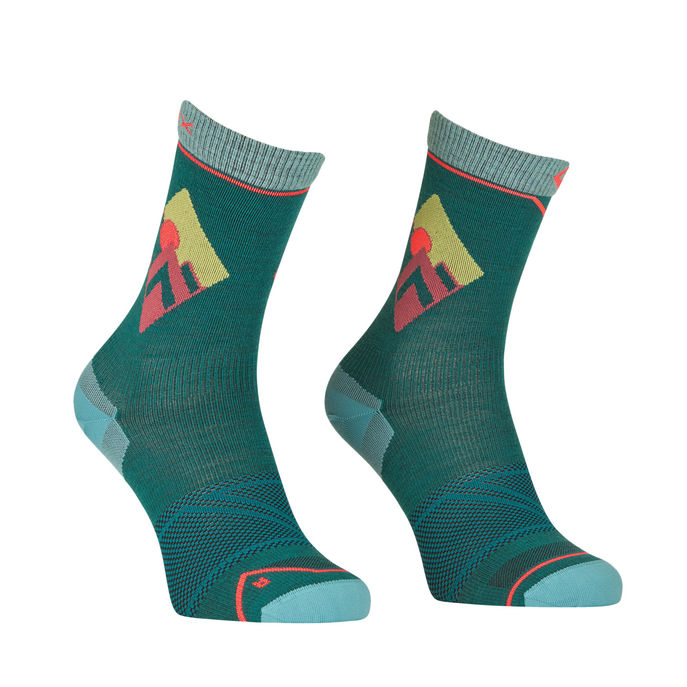 SOCKS ALPINE LIGHT COMP MID Woman Pacific Green