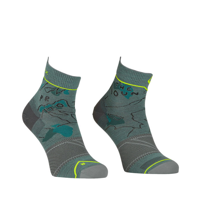 SOCKS ALPINE LIGHT QUARTER Unisex Artic Grey