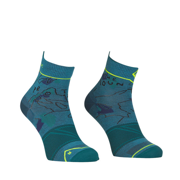 SOCKS ALPINE LIGHT QUARTER Unisex Mountain Blue