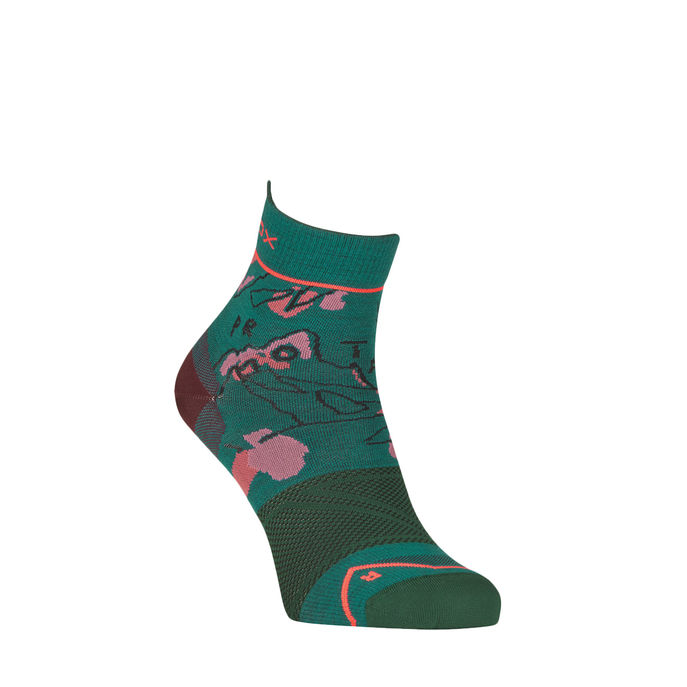 SOCKS ALPINE LIGHT QUARTER Woman Pacific Green