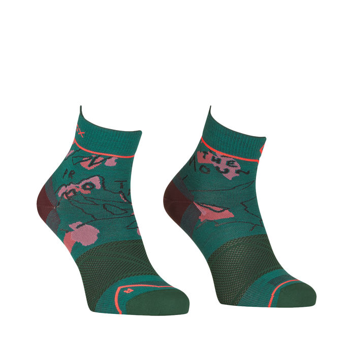 SOCKS ALPINE LIGHT QUARTER Woman Pacific Green