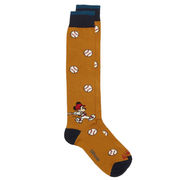 SOCKS MICKEY BASEBALL Unisex Dark Yellow  SOCKS MICKEY BASEBALL Unisex Dark Yellow