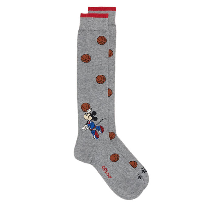 SOCKS MICKEY BASKET Unisex Grey Melange