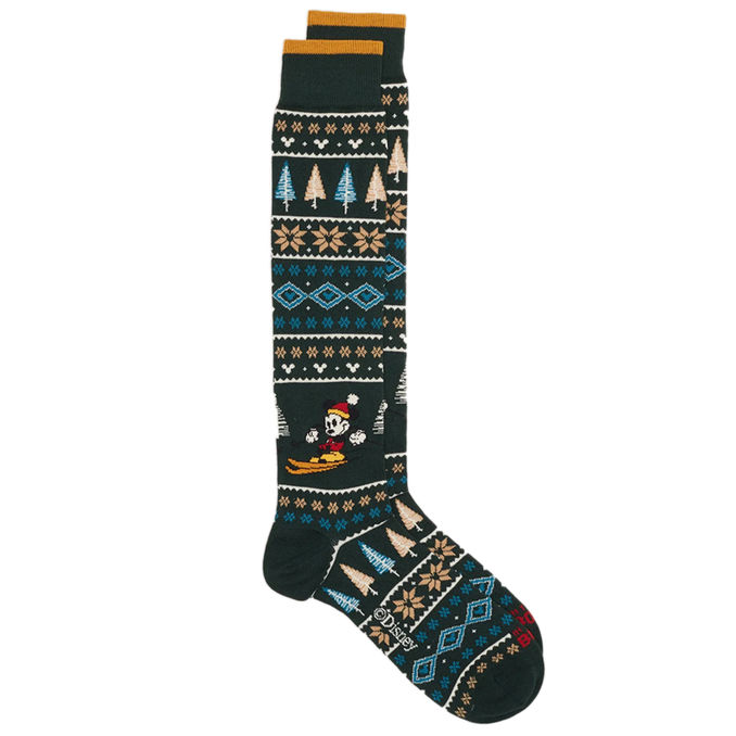 SOCKS MICKEY CHRISTMAS Unisex Dark Green