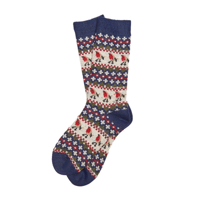 SOCKS ROBIN Woman Navy