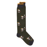 SOCKS SNOOPY CADDY ALLOVER Unisex Army  SOCKS SNOOPY CADDY ALLOVER Unisex Army
