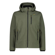 SOFTSHELL JACKET DETACHABLE HOOD Man Oil Green SOFTSHELL JACKET DETACHABLE HOOD Man Oil Green