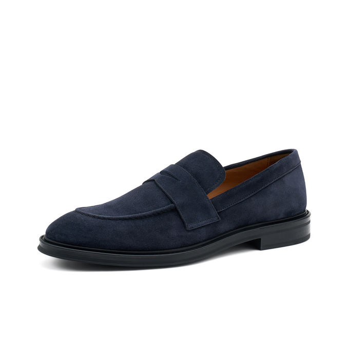 SOFTY SUEDE MOCCASINS Men Blue