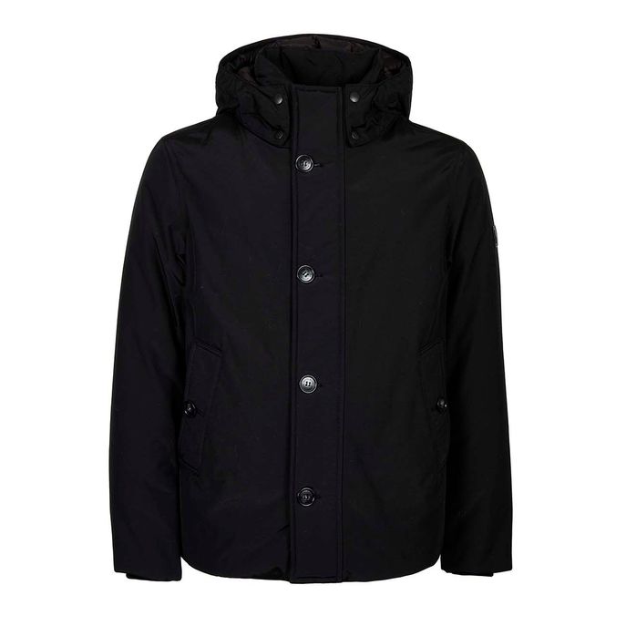 SOUTH BAY JACKET WITH DETACHABLE HOOD Man Black