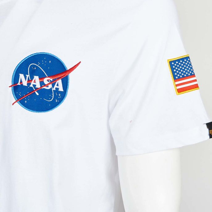 ALPHA INDUSTRIES SPACE SHUTTLE T-SHIRT Man White | Mascheroni Store