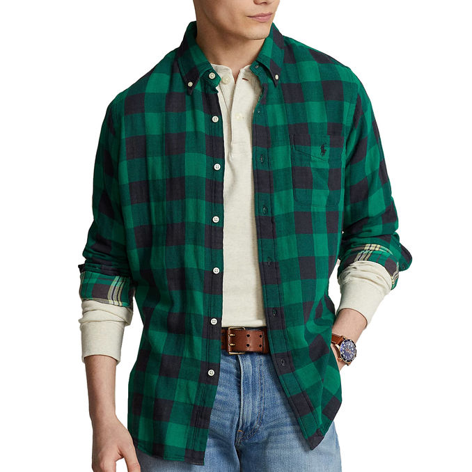 SPORTY SHIRT Man Emerald Black