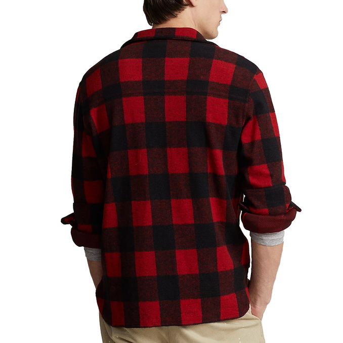 SPORTY SHIRT Man Madison Red Polo Black