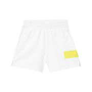 SPORTY SHORT WITH PRINTED LOGO Woman Bright White SPORTY SHORT WITH PRINTED LOGO Woman Bright White