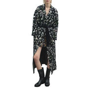 SPOTTED JACQUARD COAT SPOTTED JACQUARD COAT