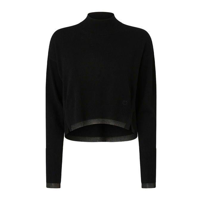 SPUMA TURTLENECK IN CACHEMIRE Women Black Limousine