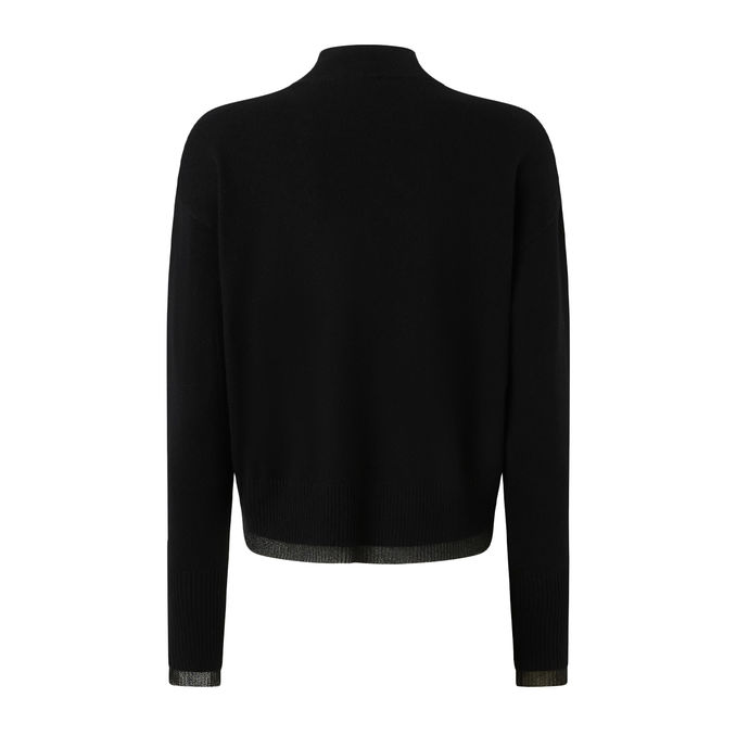 SPUMA TURTLENECK IN CACHEMIRE Women Black Limousine