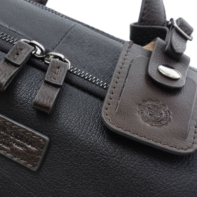 SQUARE RAG COLLECTION BACKPACK Unisex Black