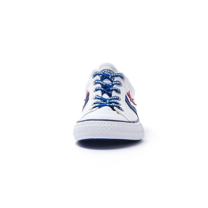 STAR PLAYER EV OX SNEAKERS Boy White navy gym red