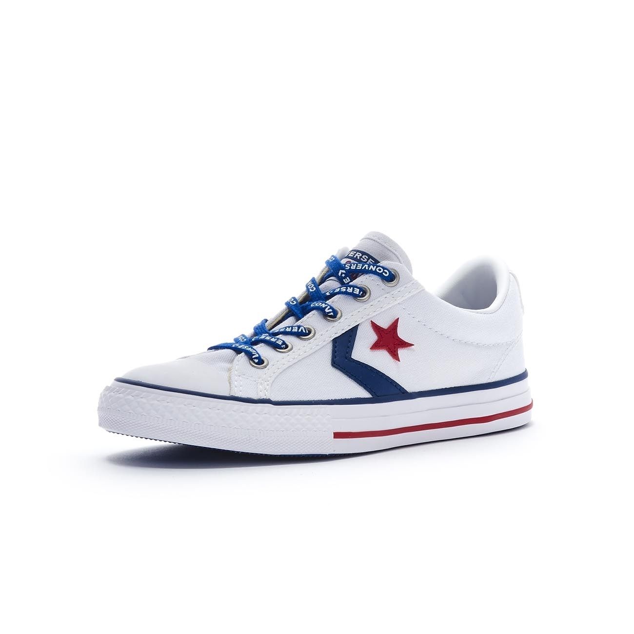 Converse star shop player white blue