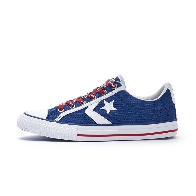 STAR PLAYER EV OX SNEAKERS Kid Navy white red