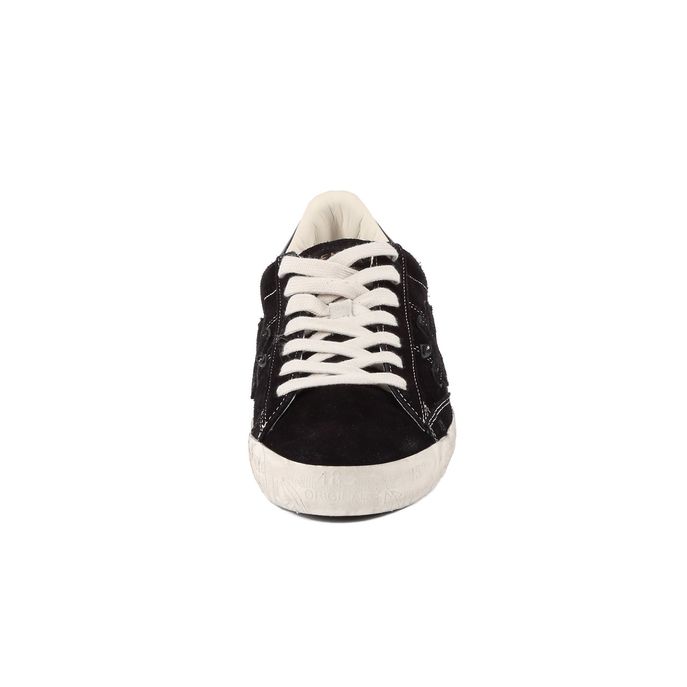 STEVEN SNEAKER IN LEATHER Man Black