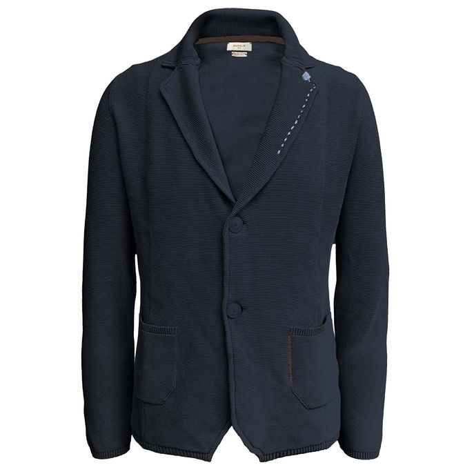 STONE WASH PIQUET JACKET