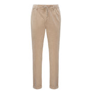 STRETCH 500 STRIPED VELVET TROUSERS Man Beige STRETCH 500 STRIPED VELVET TROUSERS Man Beige