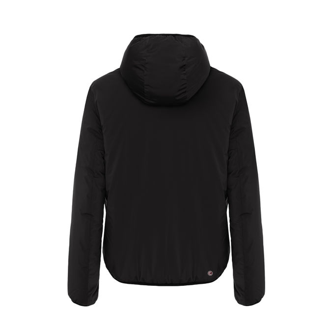 STRETCH HOODED JACKET Man Black
