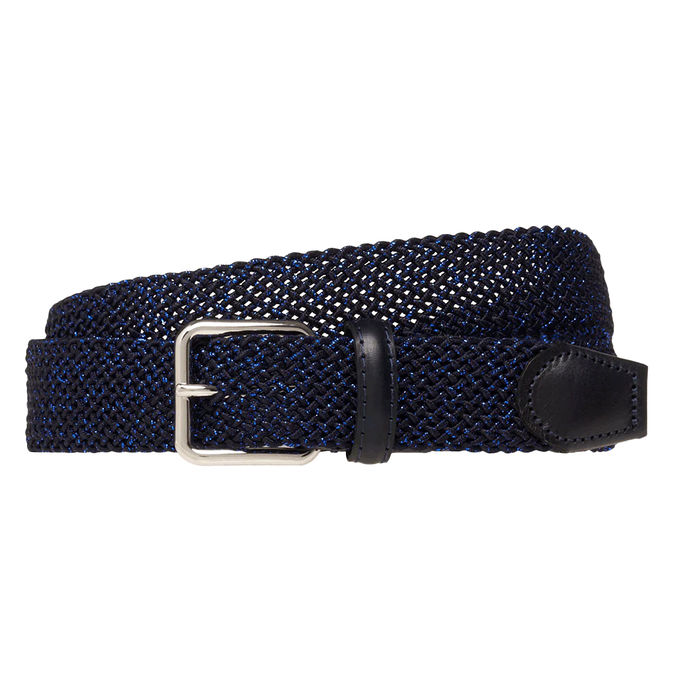 STRETCH LUREX BELT Woman Blue