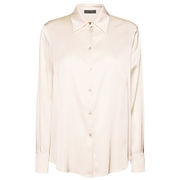 STRETCH SATIN SHIRT STRETCH SATIN SHIRT