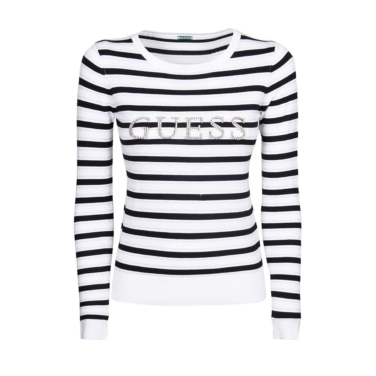 guess striped jumper