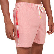 STRIPED SWIMMING BOXER Man Red White STRIPED SWIMMING BOXER Man Red White