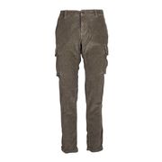 STRIPED VELVET CARGO PANTS EXTRA SLIM Man Dove grey STRIPED VELVET CARGO PANTS EXTRA SLIM Man Dove grey