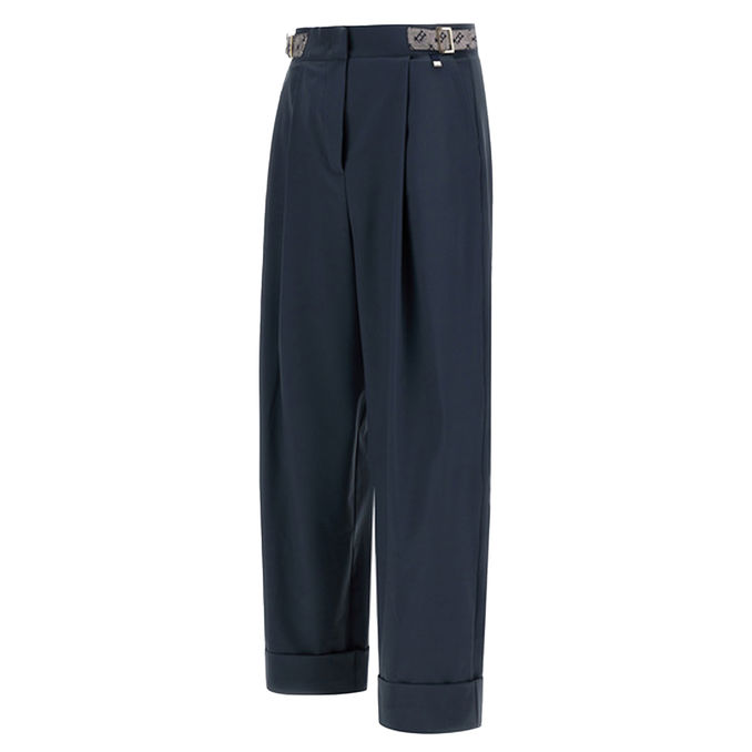 STRUCTURED NY PANTS AND MONOGRAM LUREX