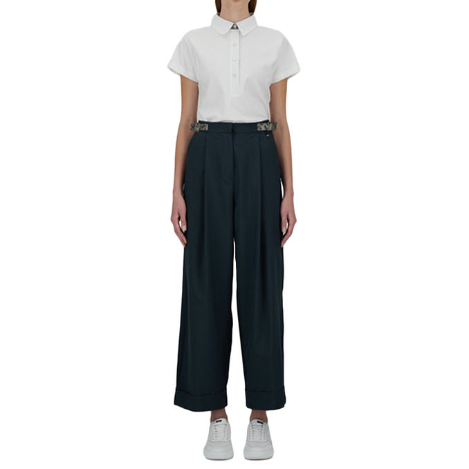 STRUCTURED NY PANTS AND MONOGRAM LUREX