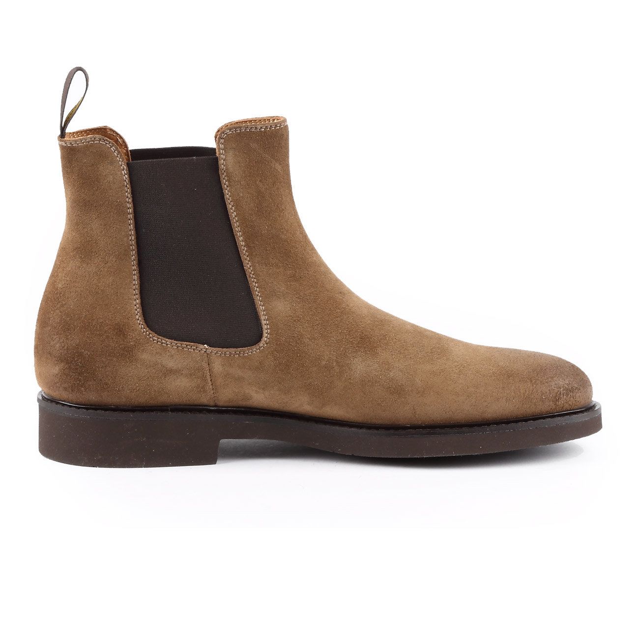 DOUCAL'S SUEDE CHELSEA BOOTS Man Tobacco | Mascheroni Store