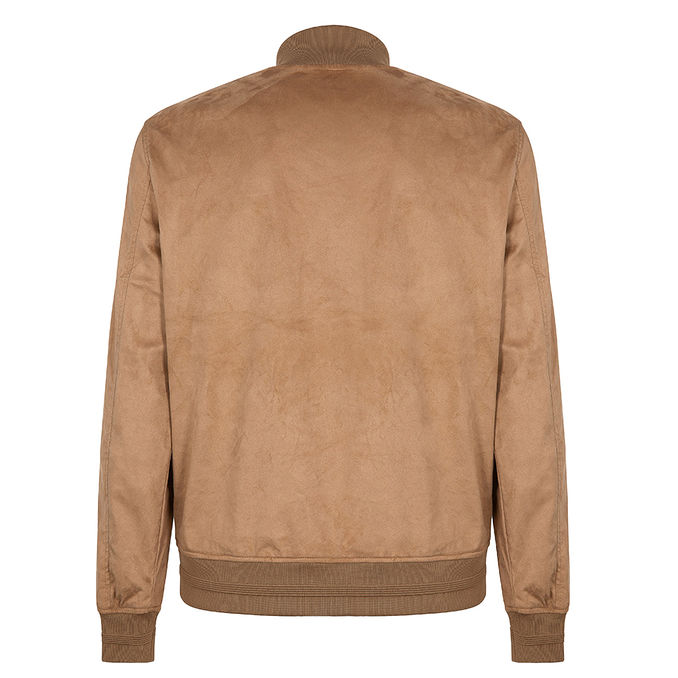 SUEDE EFFECT TURTLENECK JACKET Men Rope