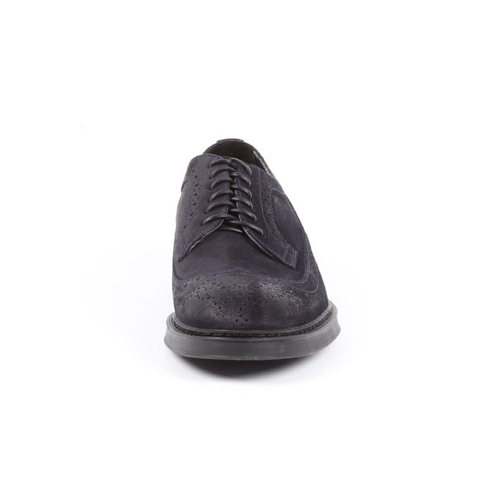 SUEDE LACES SHOES DERBY Man Blue