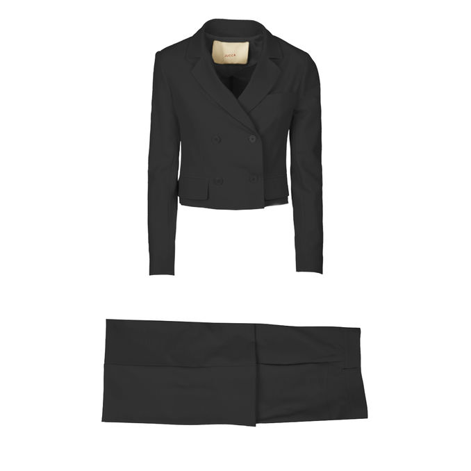 SUIT CROP Woman Black