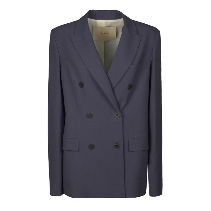 SUIT DOUBLE BREASTED Woman Lapis