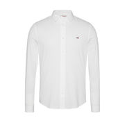 SUPER SKINNY SHIRT WITH SMALL LOGO EMBROIDERY Man White SUPER SKINNY SHIRT WITH SMALL LOGO EMBROIDERY Man White
