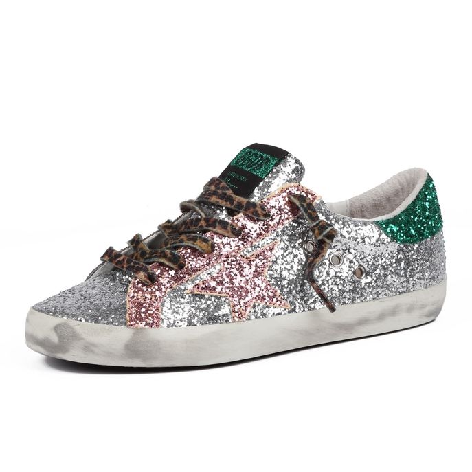 leopard glitter sneakers