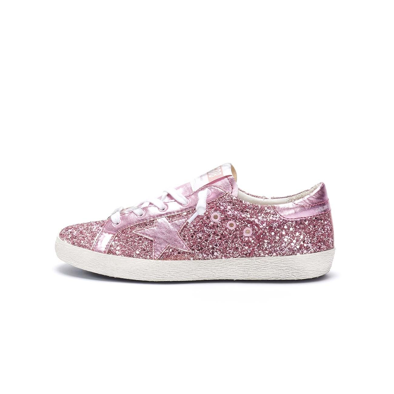 superstar pink glitter