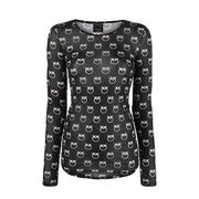 SWEATER BERLINO Woman Black Ivory  SWEATER BERLINO Woman Black Ivory