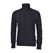 SWEATER IN WOOL Man Blu Navy