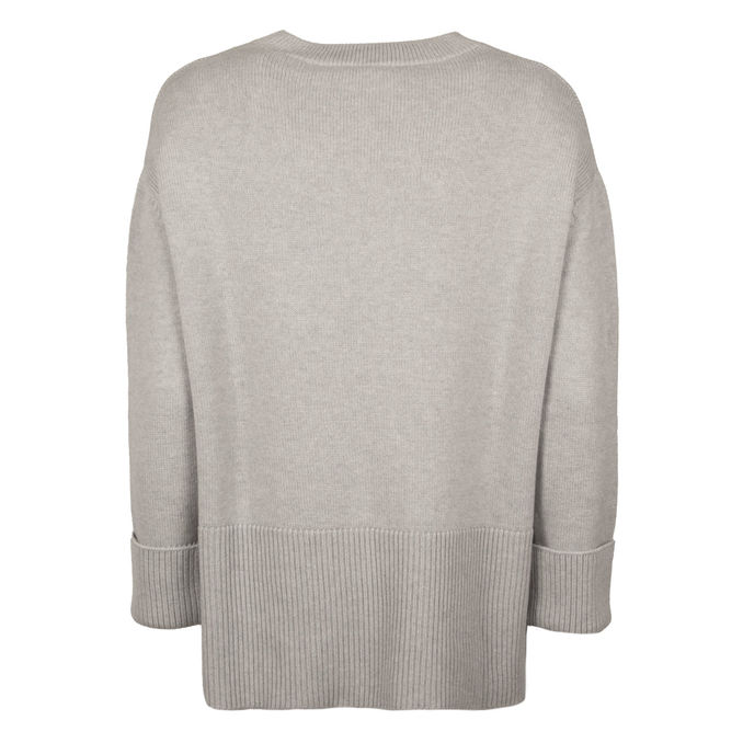 SWEATER MIXED WOOL Woman Gray